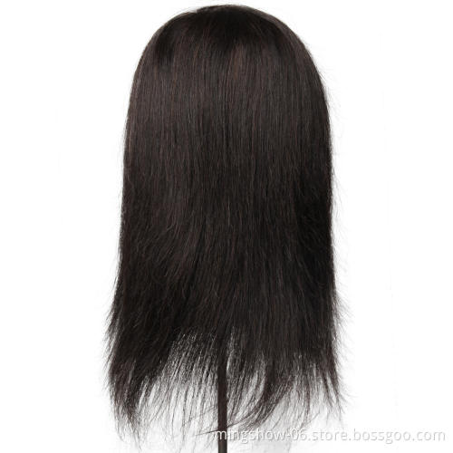 Practice head real hair barber training head in other hair salon equipment